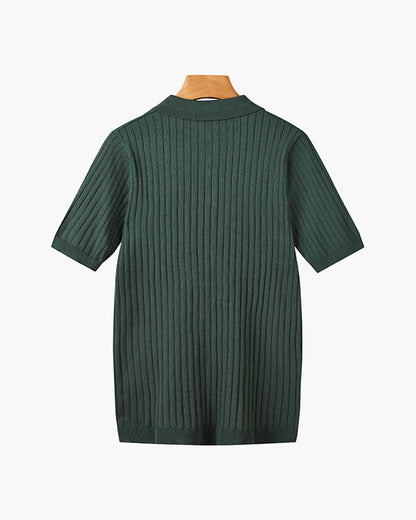 GIMCHEON Knitted Polo Shirt