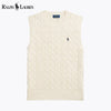 RL Cable-Knit Cotton Sweater Vest