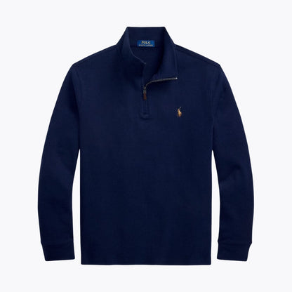 RL Estate-Rib Quarter-Zip Pullover